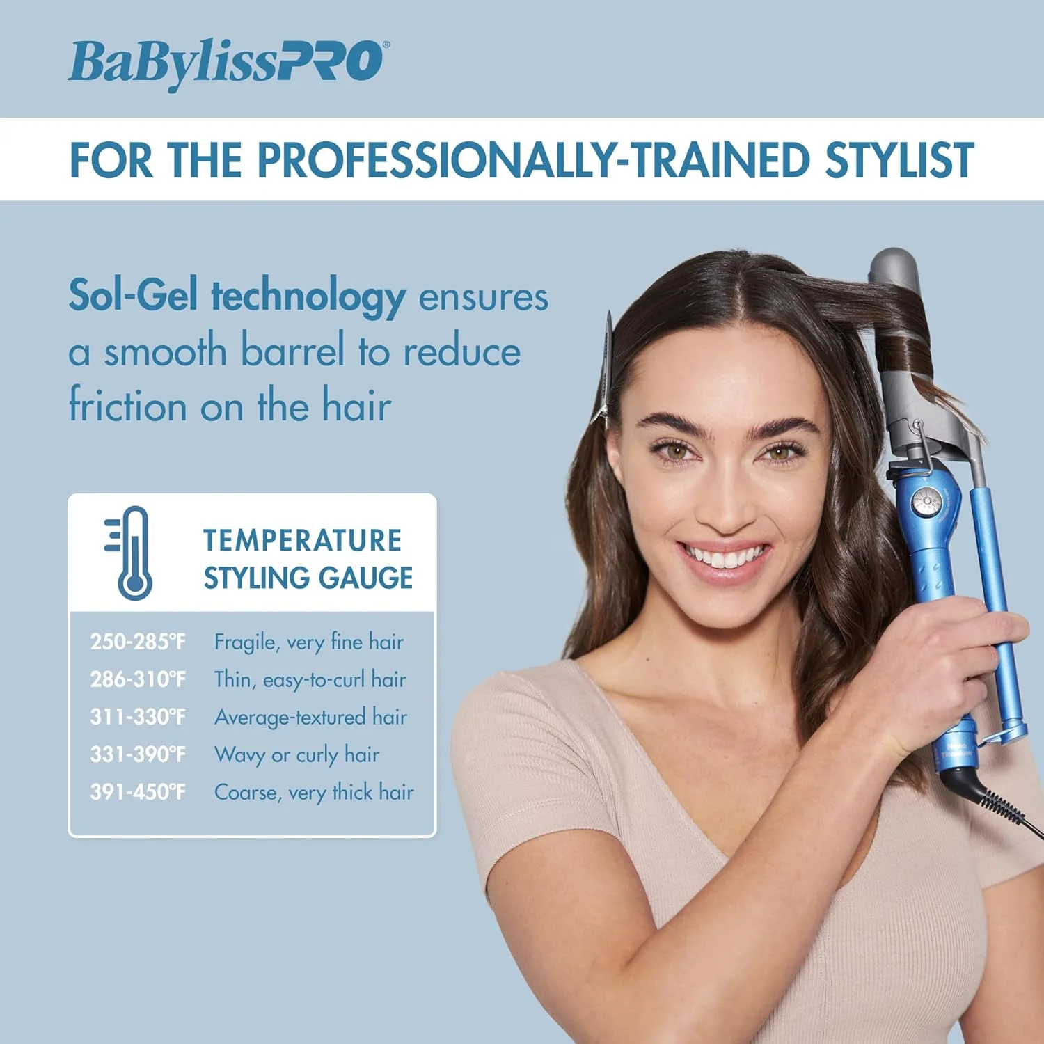 BaBylissPRO Nano Titanium Marcel Curling Iron 3/4" (BNT75M) - Image 4