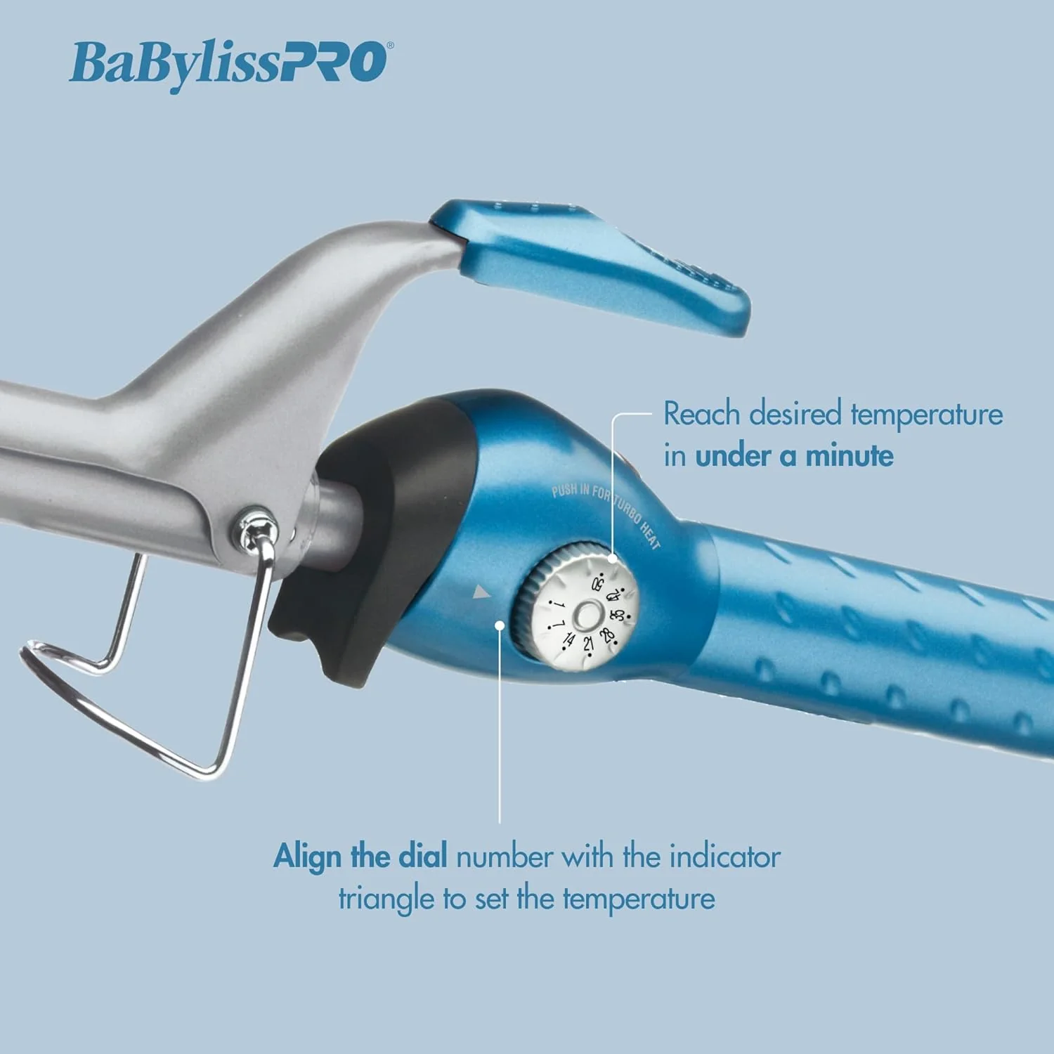 BaBylissPRO Nano Titanium Spring Curling Iron 1.5" (BNT150S) - Image 4