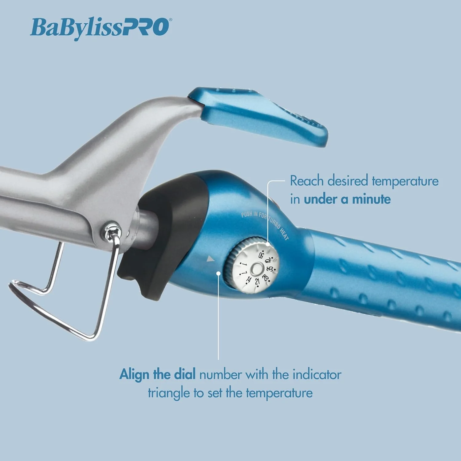 BaBylissPRO Nano Titanium Spring Curling Iron 1" (BNT100S) - Image 4