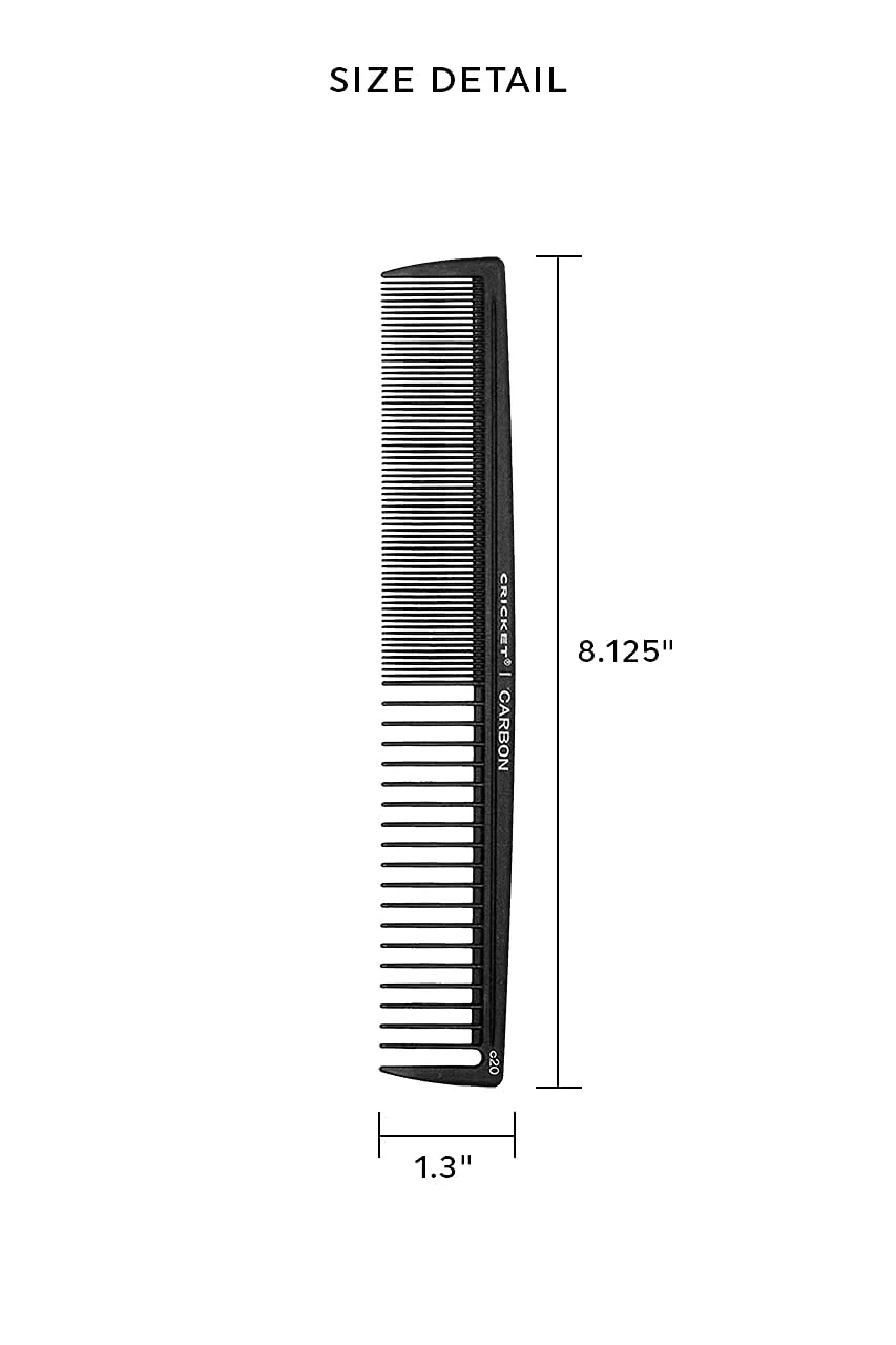 Cricket Carbon Static-Free & Heat Resistant Cutting Comb - Image 3