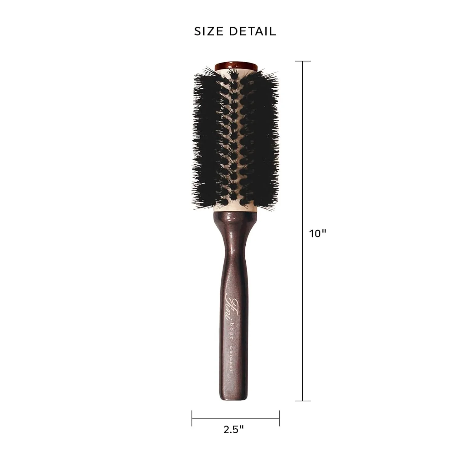 Cricket Fini Nylon & Boar Mixed Barrel Brush - Image 3