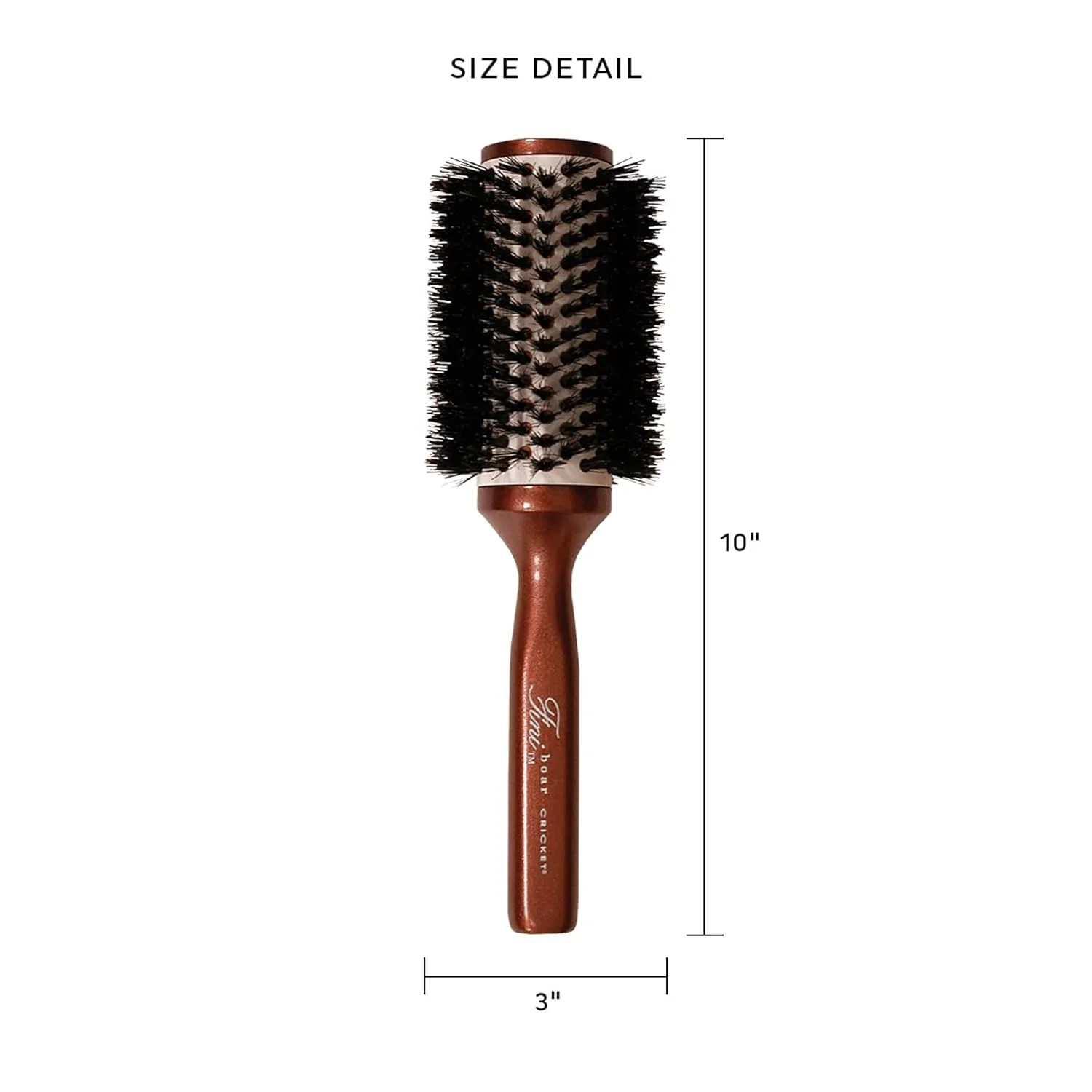 Cricket Fini Nylon & Boar Mixed Barrel Brush - Image 5