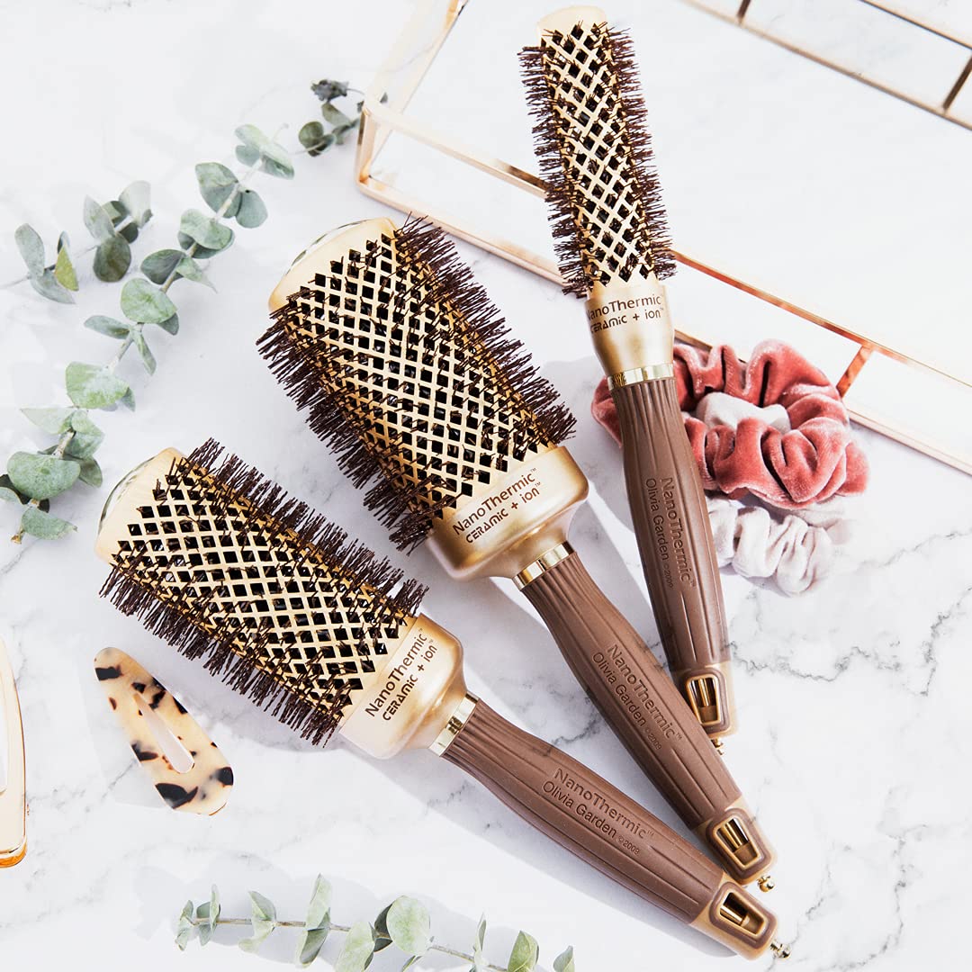 Olivia Garden NanoThermic Ceramic + Ion Barrel Brush Collection (NT) - Image 27