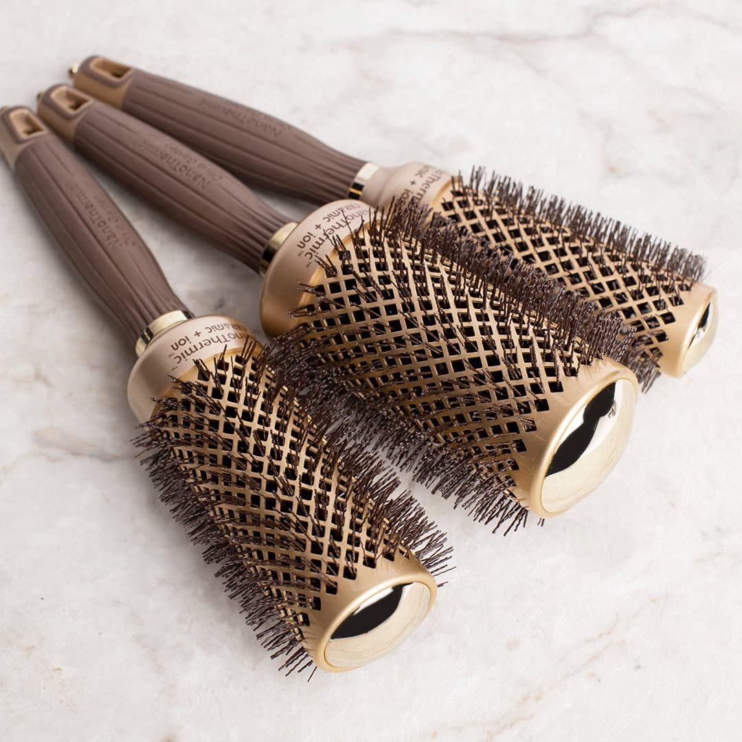 Olivia Garden NanoThermic Ceramic + Ion Barrel Brush Collection (NT) - Image 29