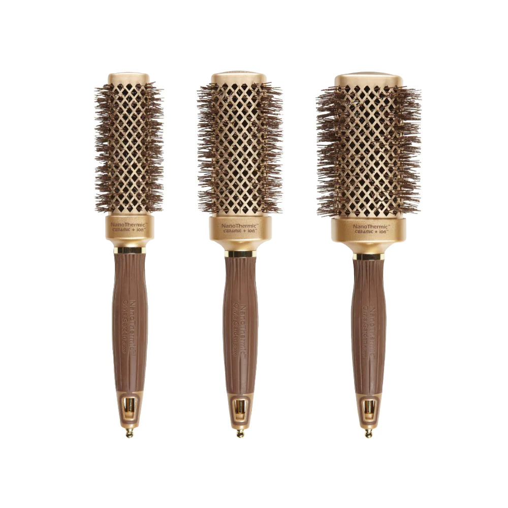 Olivia Garden NanoThermic Ceramic + Ion Shaper Square Brush Collection (NTS) - Image 11