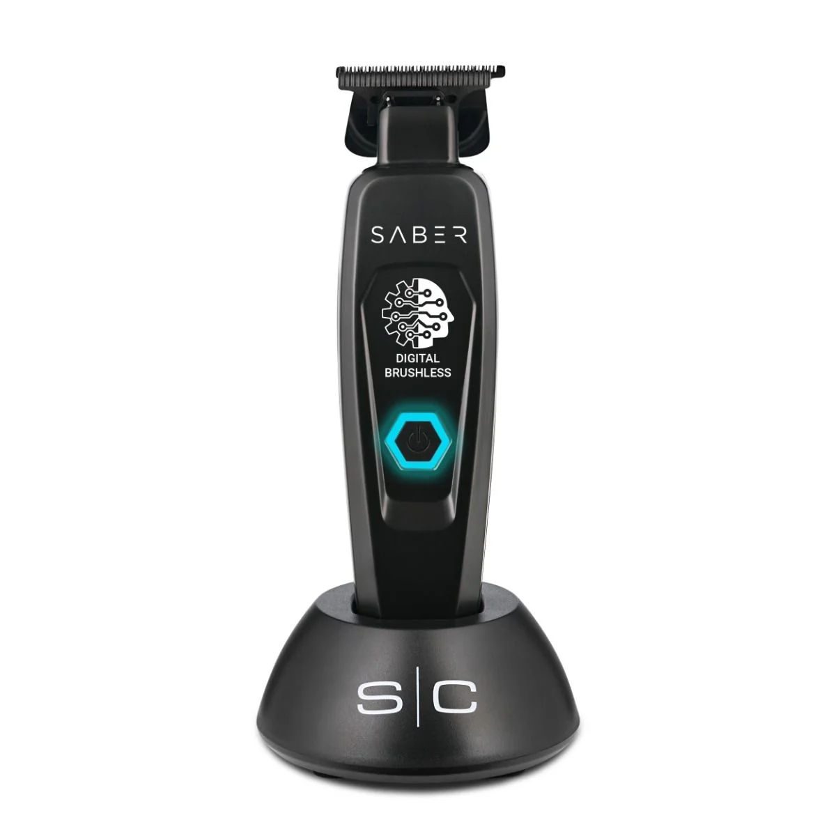 StyleCraft Saber Cordless Digital Brushless Motor Metal Trimmer - Black (SC403B) - Image 5