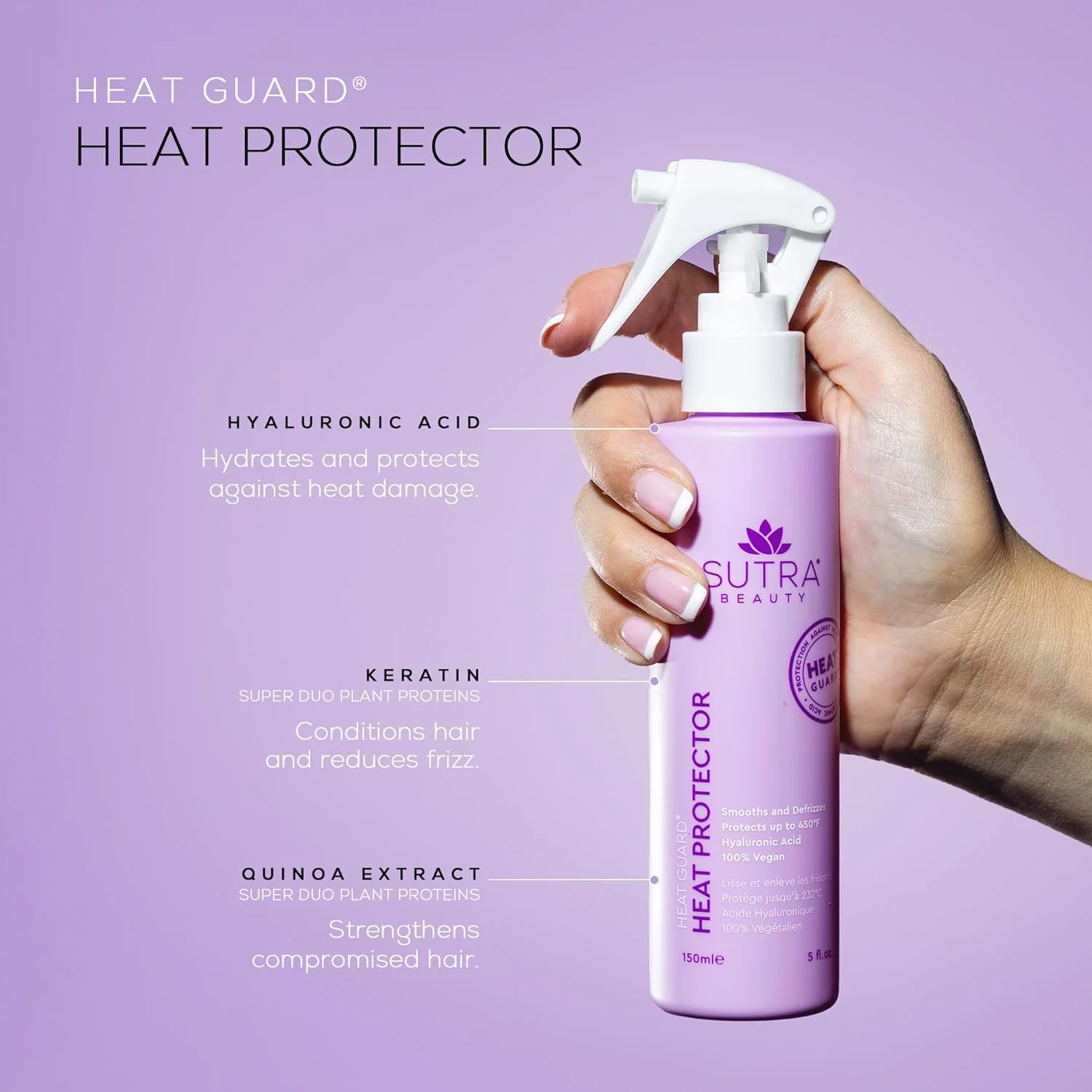 Sutra Beauty Heat Guard Heat Protector (150ml/5oz) - Image 4